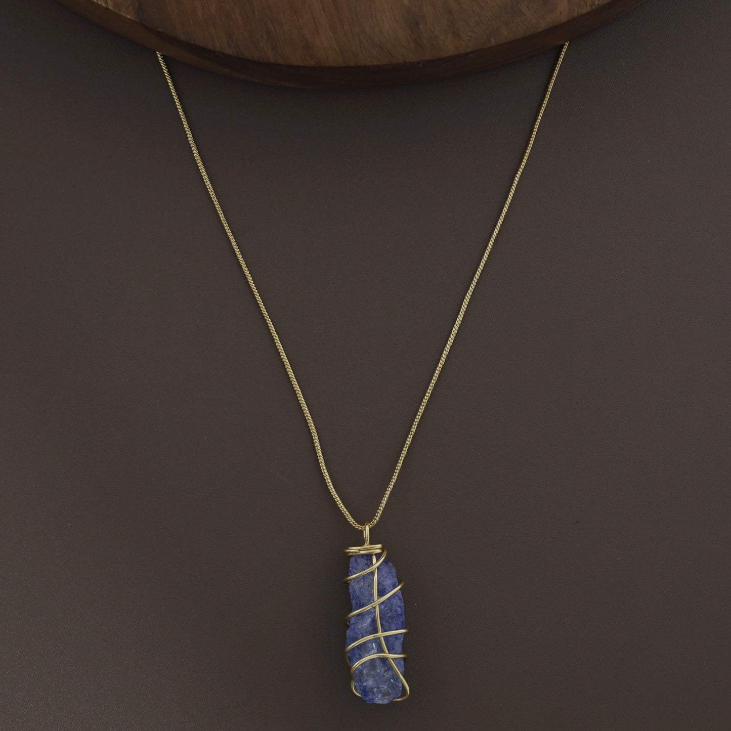 Binded Dyed Stone Neckpiece